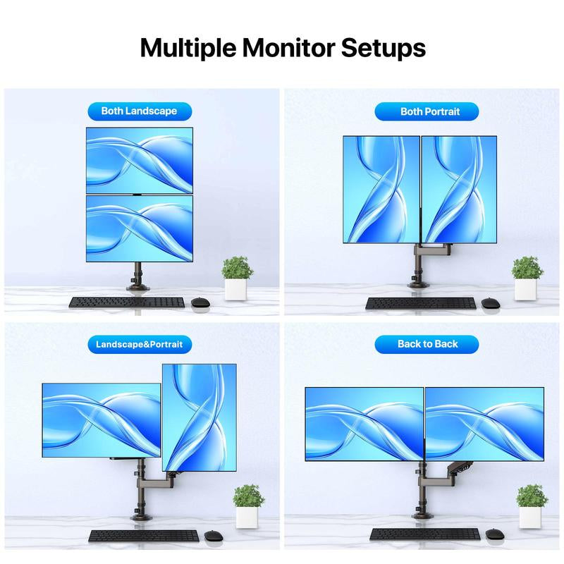 Stackable Dual Gaming Monitor Arm